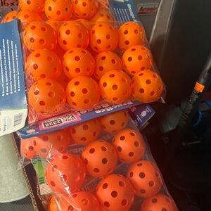 Orange Plastic Balls Set